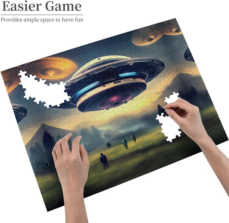 لغز هبوط منطاد فايا 500 قطعة للكبار ديكور المنزل 20.4 × 15 بوصة - Image 3